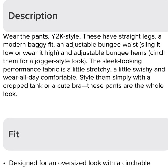 NWOT Alo Yoga Megastar Cargo Pants Black Small - Picture 9 of 16